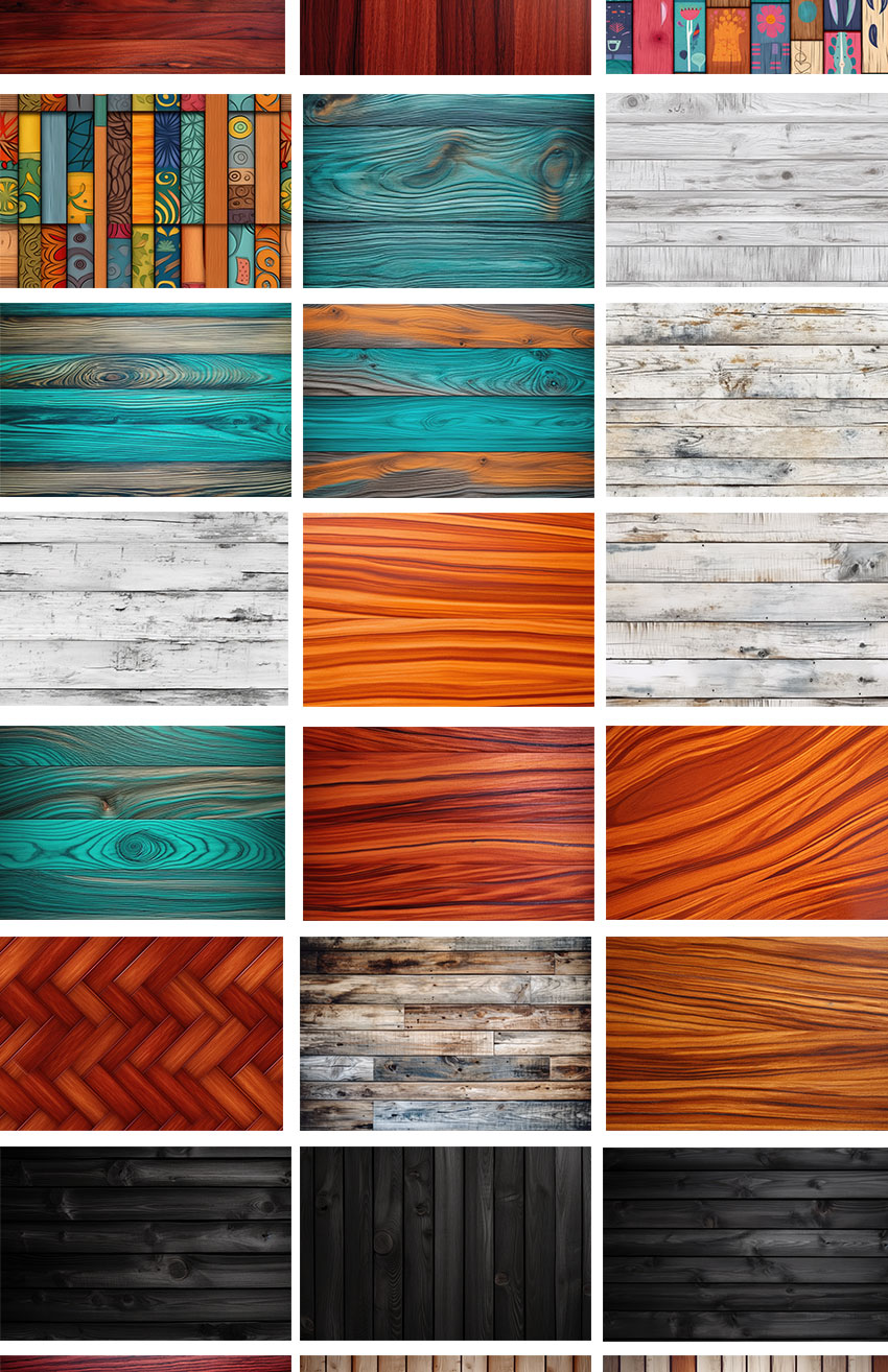 背景素材-100款木材木地板纹理背景设计素材 APP UI 第2张