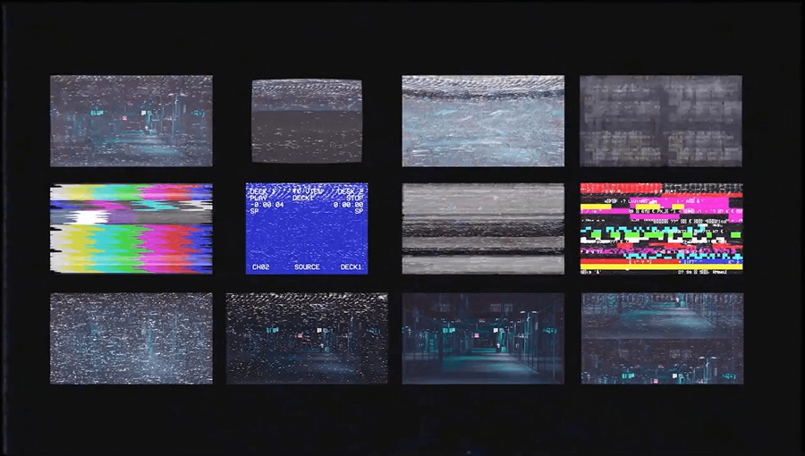 84个旧电视雪花数字失真元素噪声转场过渡噪声效果视频素材 VHS Pack 视频素材 第6张