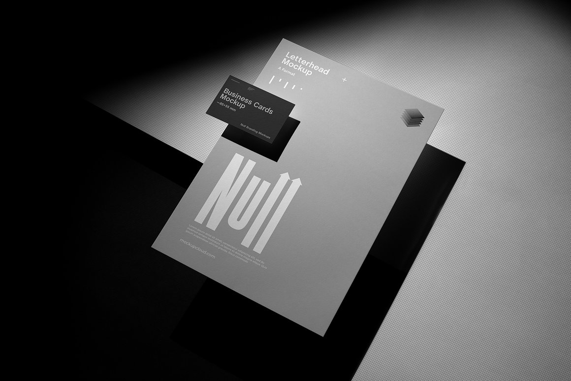 Null Branding Mockups Kit 20款极简iPad海报包装手提袋胶带名片记事本VI设计作品贴图PSD样机 . 第6张