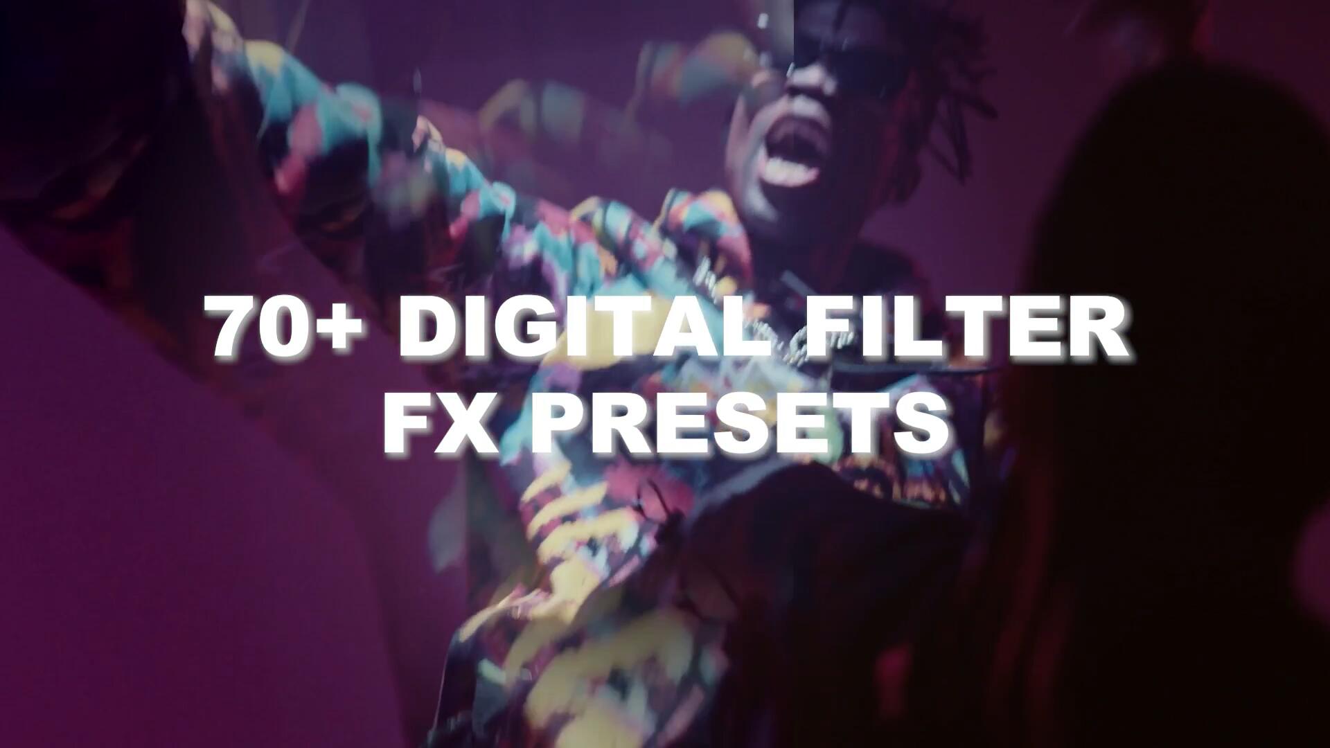 PR预设：新潮嘻哈风格线性万花筒鱼眼棱镜雾霾滤镜效果预设 AKV Studios – Digital Lens FX Presets 插件预设 第7张