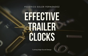 100多个复古电影机械钟表闹钟滴答倒计时悬疑预告片音效合集 Effective Trailer Clocks