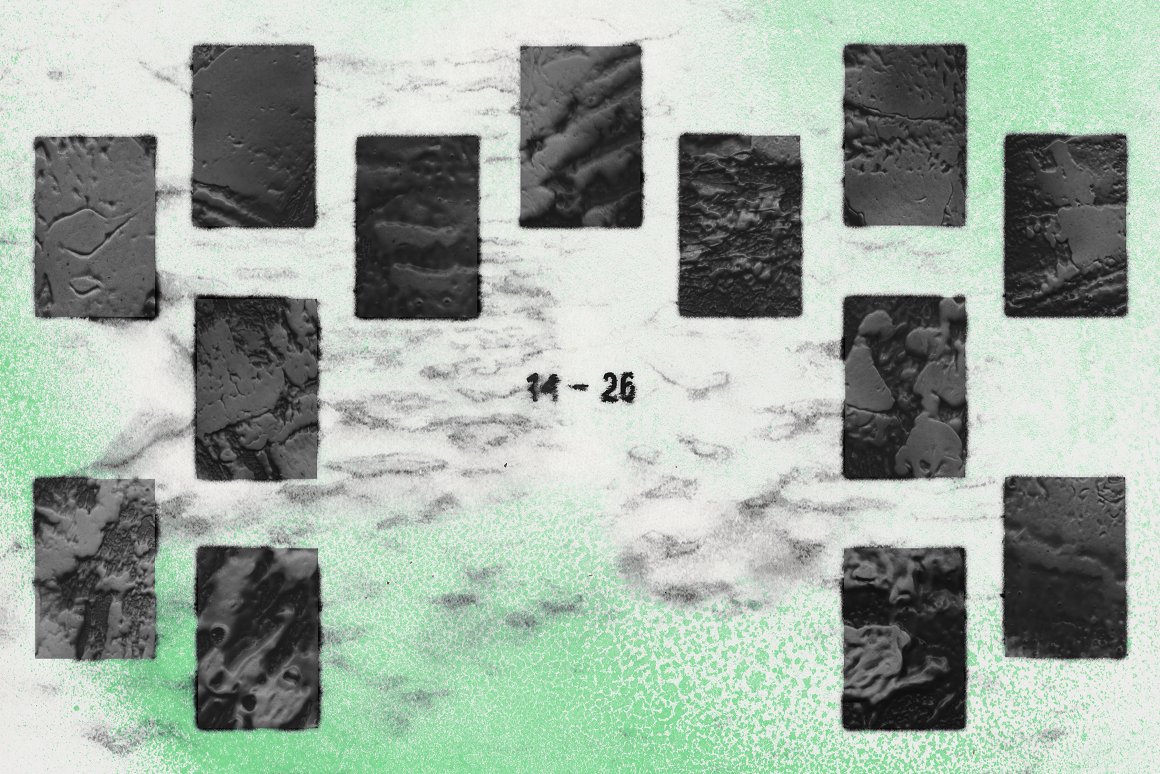 50款高清艺术抽象黑色泡沫岩石沥青复古颗粒肌理海报背景底纹图片素材 Builder's set texture pack . 第6张