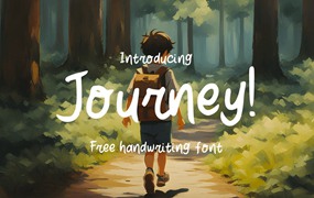 Journey可商用手写英文字体