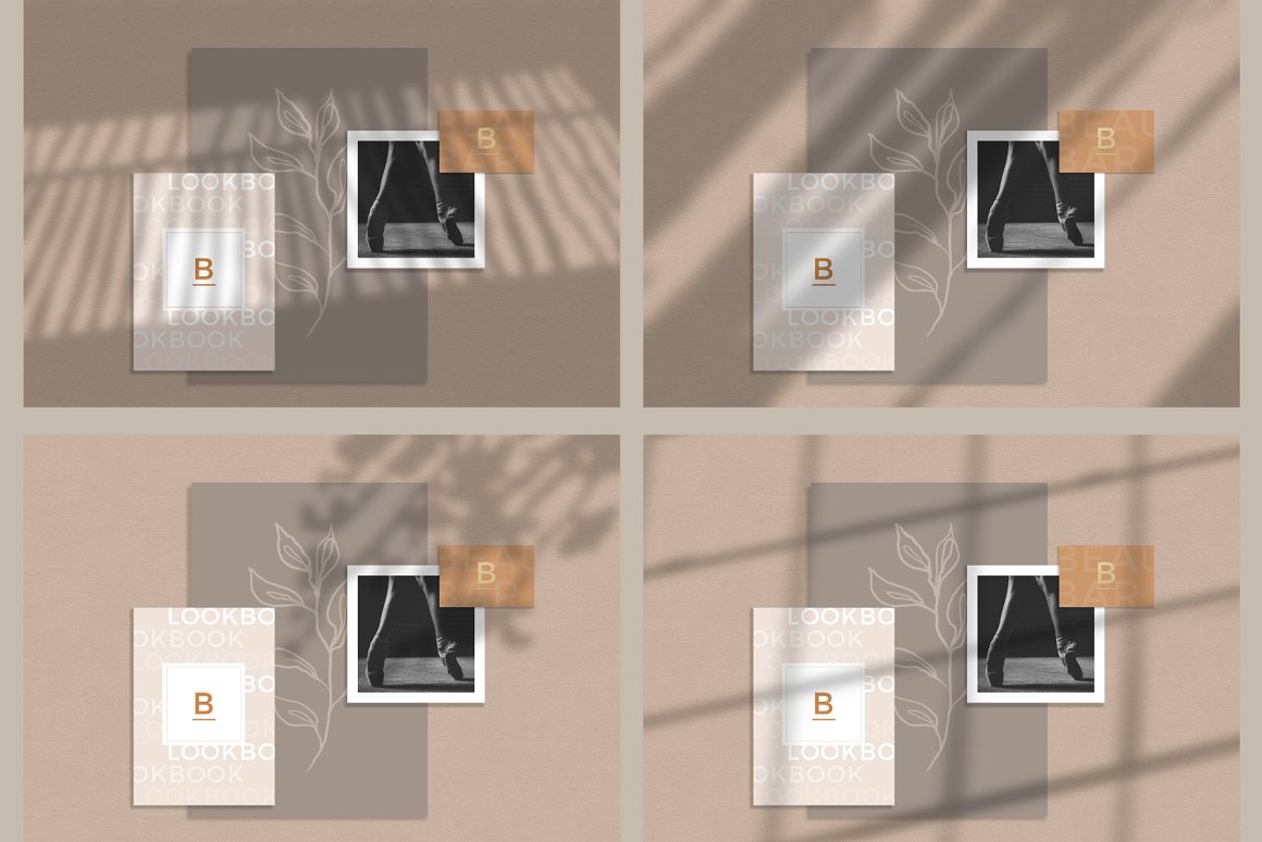 独特趣味自然阳光精致阴影PNG叠加背景素材 Natural Shadow Play Overlay Kit 图片素材 第3张