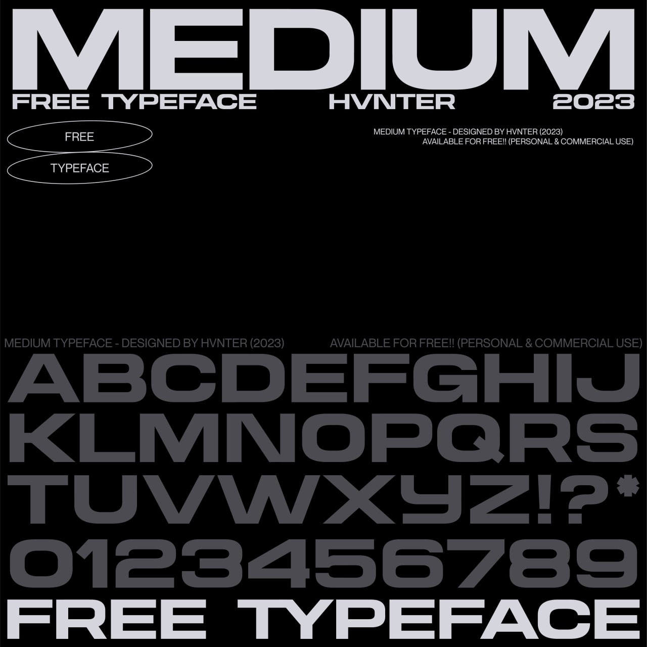 Medium可商用无衬线英文字体 设计素材 第3张