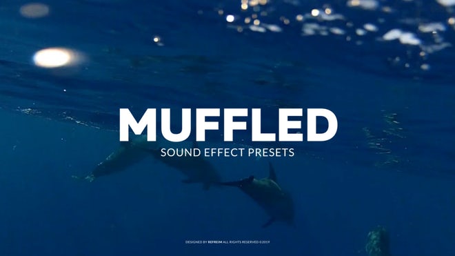 PR预设：10个水下室内外昏迷晕眩消音效果音效预设包 Muffled Sound Effect 插件预设 第1张