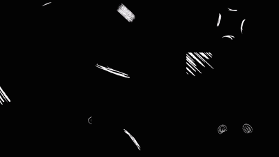 CinePacks – Scribble FX 300多个多彩手绘涂鸦粗糙垃圾美学字母标记线条包装形状框架视频素材 图片素材 第2张