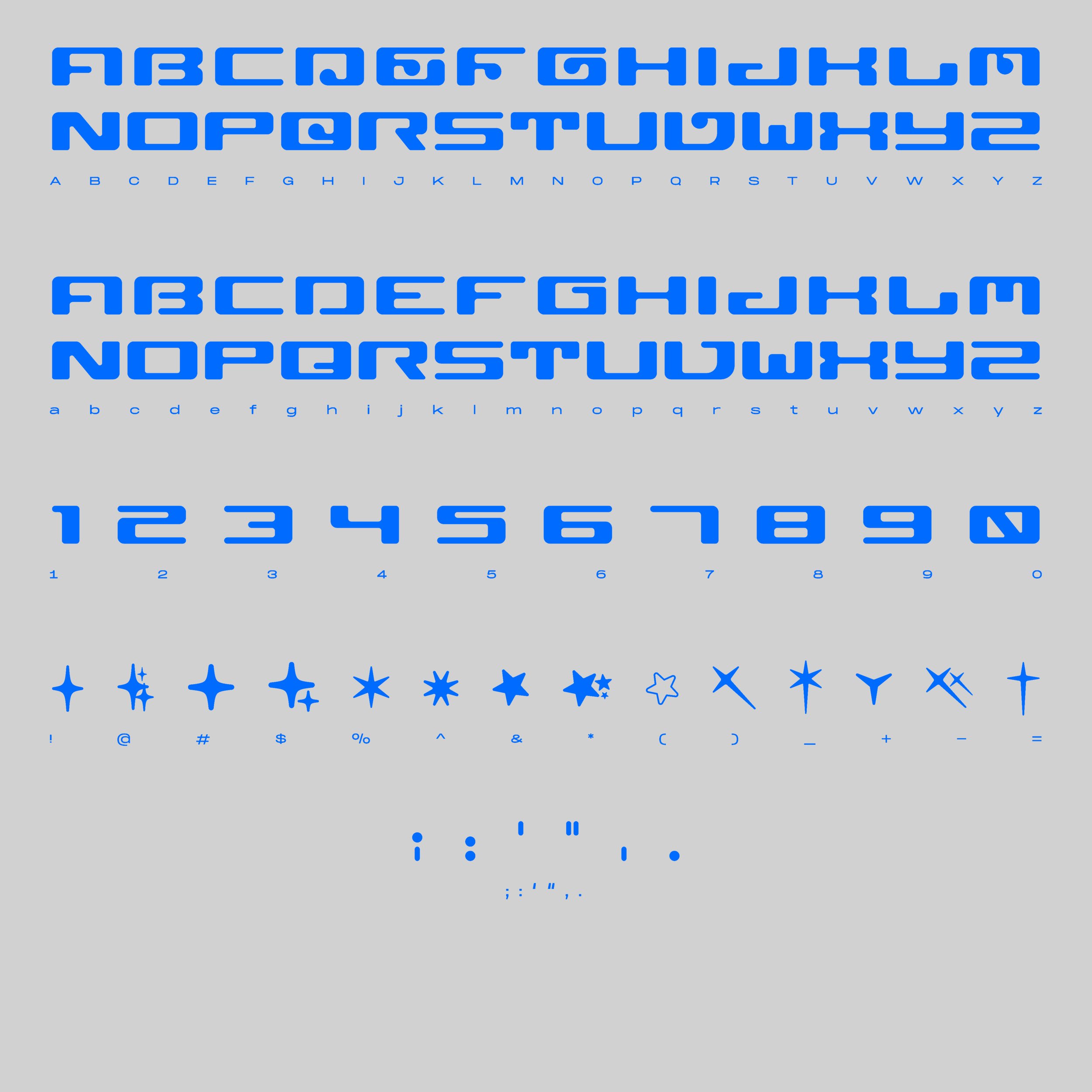 Hvnter 90年代复古Y2K灵感字体符号 HYPER SCRIPT TYPEFACE 设计素材 第4张