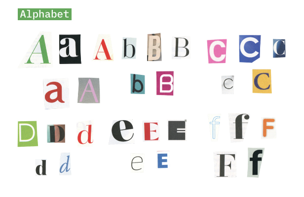AE模板：200种高质量复古独特杂志剪纸拼贴字母元素包 Magazine Cutout Letters 图片素材 第2张