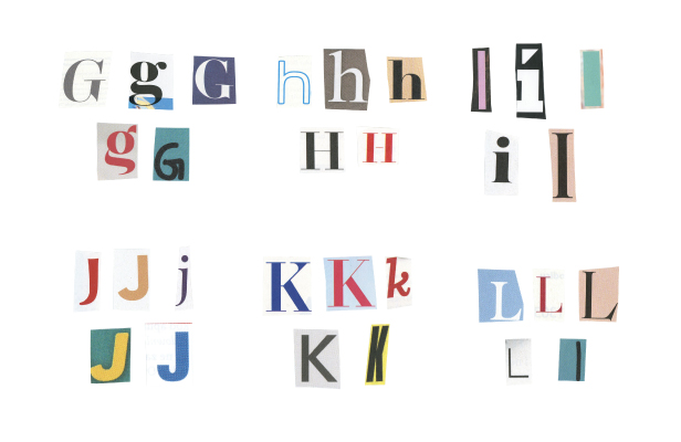 AE模板：200种高质量复古独特杂志剪纸拼贴字母元素包 Magazine Cutout Letters 图片素材 第4张