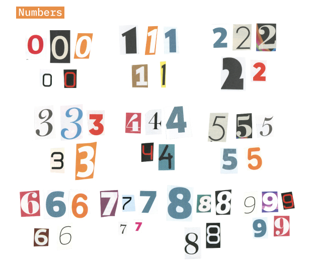 AE模板：200种高质量复古独特杂志剪纸拼贴字母元素包 Magazine Cutout Letters 图片素材 第5张