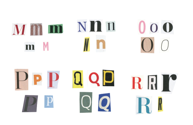 AE模板：200种高质量复古独特杂志剪纸拼贴字母元素包 Magazine Cutout Letters 图片素材 第7张