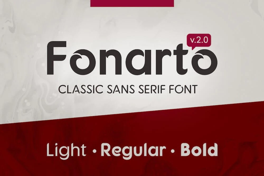 Fonarto 2.0无衬线英文字体，免费可商用 设计素材 第1张