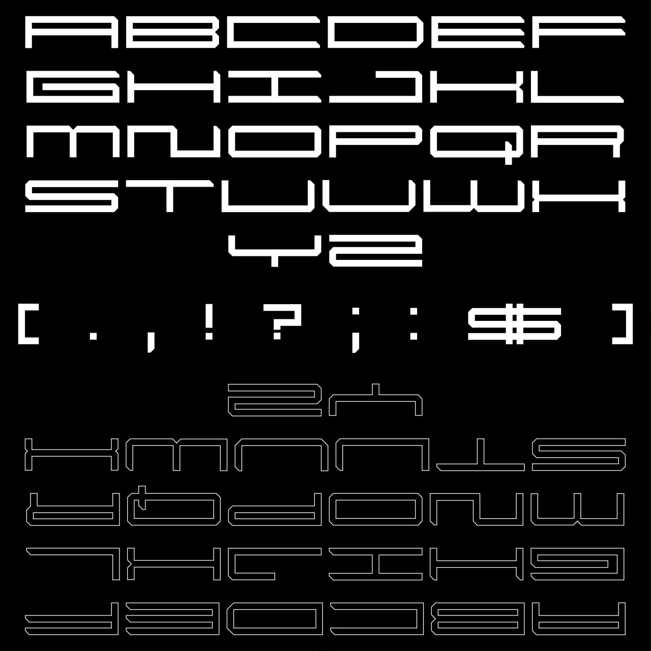 Orbit未来科幻英文字体 设计素材 第3张