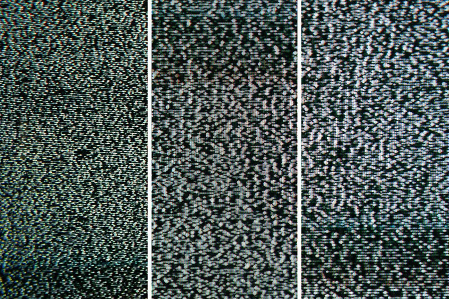 66个做旧CRT电视机信号失真干扰噪点纹理背景素材包 TV noise textures 图片素材 第2张