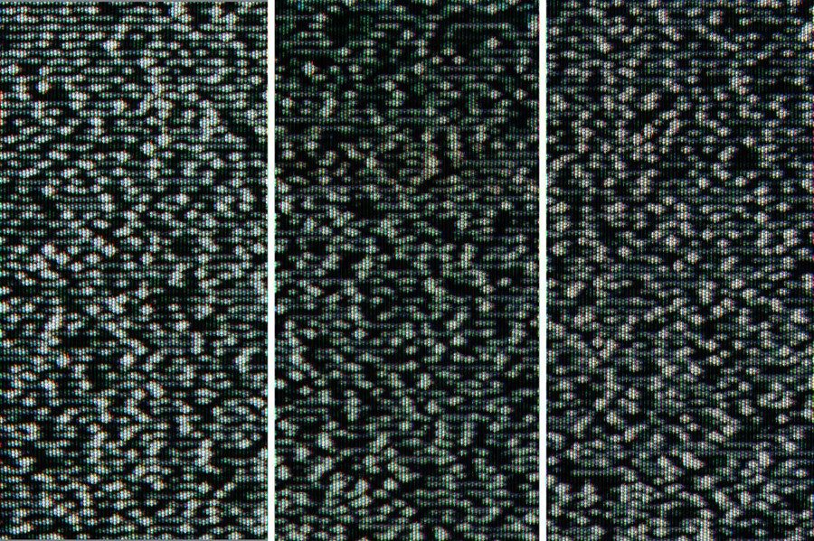 66个做旧CRT电视机信号失真干扰噪点纹理背景素材包 TV noise textures 图片素材 第4张