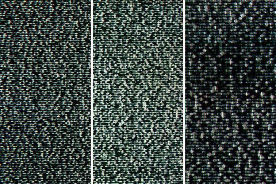 66个做旧CRT电视机信号失真干扰噪点纹理背景素材包 TV noise textures 图片素材 第5张