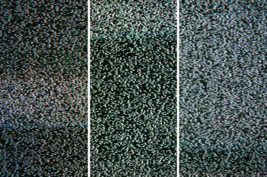 66个做旧CRT电视机信号失真干扰噪点纹理背景素材包 TV noise textures 图片素材 第11张