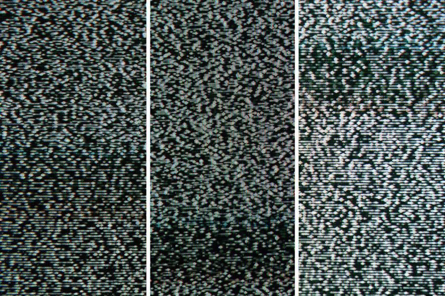 66个做旧CRT电视机信号失真干扰噪点纹理背景素材包 TV noise textures 图片素材 第12张