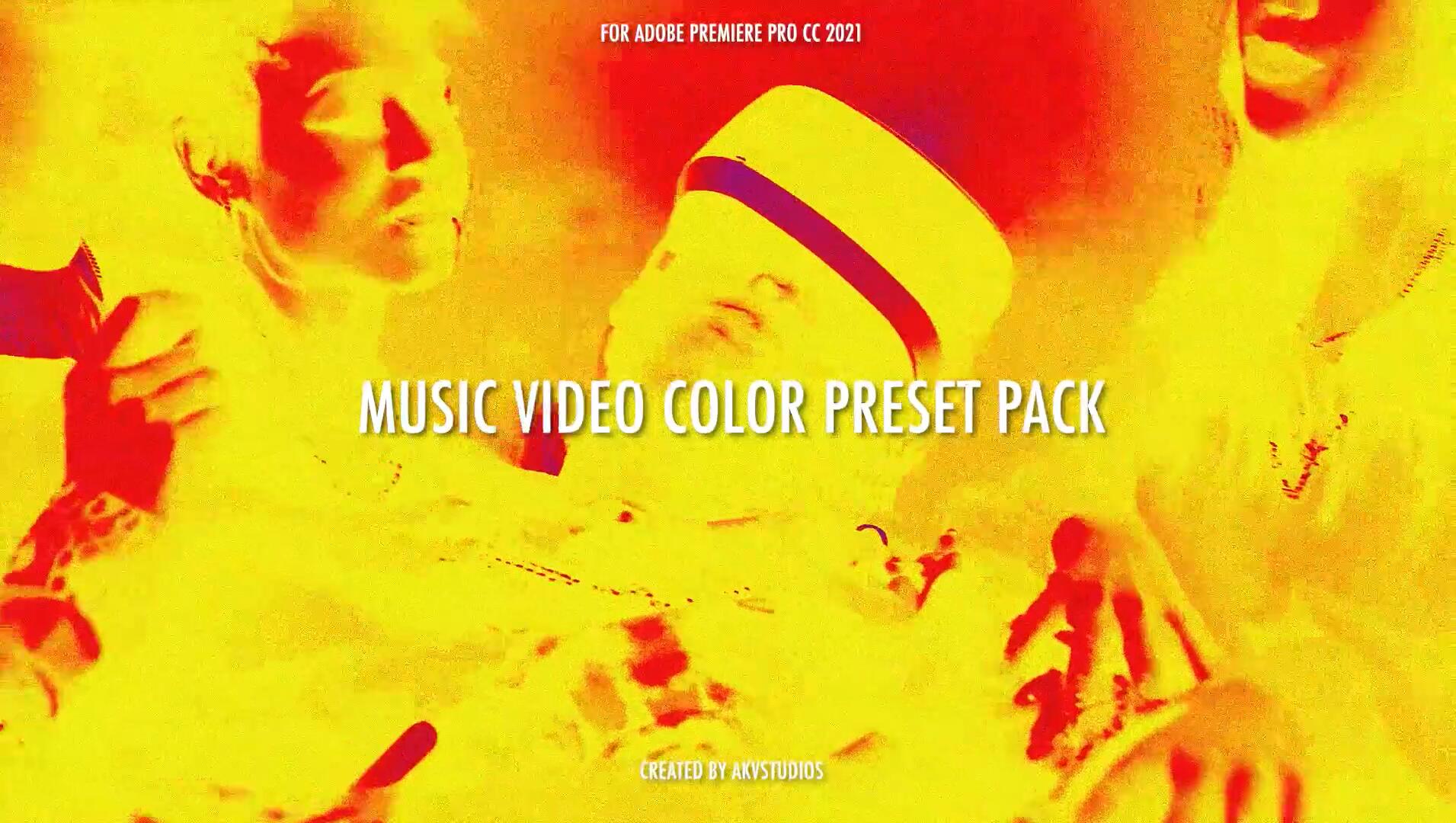 AKV 嘻哈说唱风格全息霓虹光谱红外热成像效果LUT+PR预设 Music Video Color Pack 插件预设 第3张