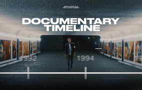 FCPX插件：真实电影纪录片短片Vlog时间轴时间线视觉效果插件 Documentary Timeline