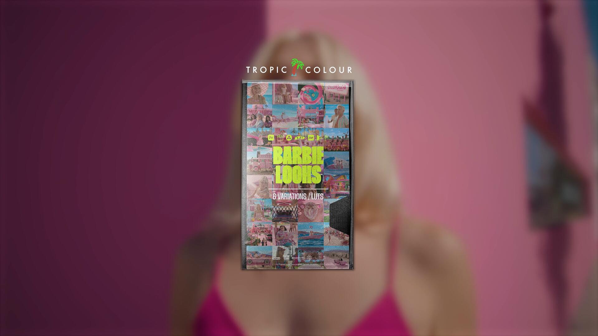 《Barbie》芭比粉电影鲜艳色彩风格LUT调色预设 BARBIE LOOKS – Tropic Colour 插件预设 第9张