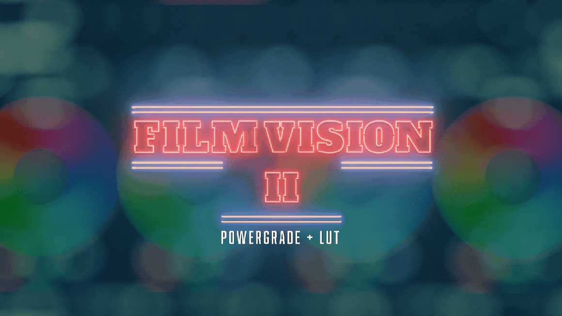 SERR FilmVision V2 Powergrade+LUT 复古柯达Vision3 500T/250D胶片模拟仿真商业级颜色分级预设包 插件预设 第1张