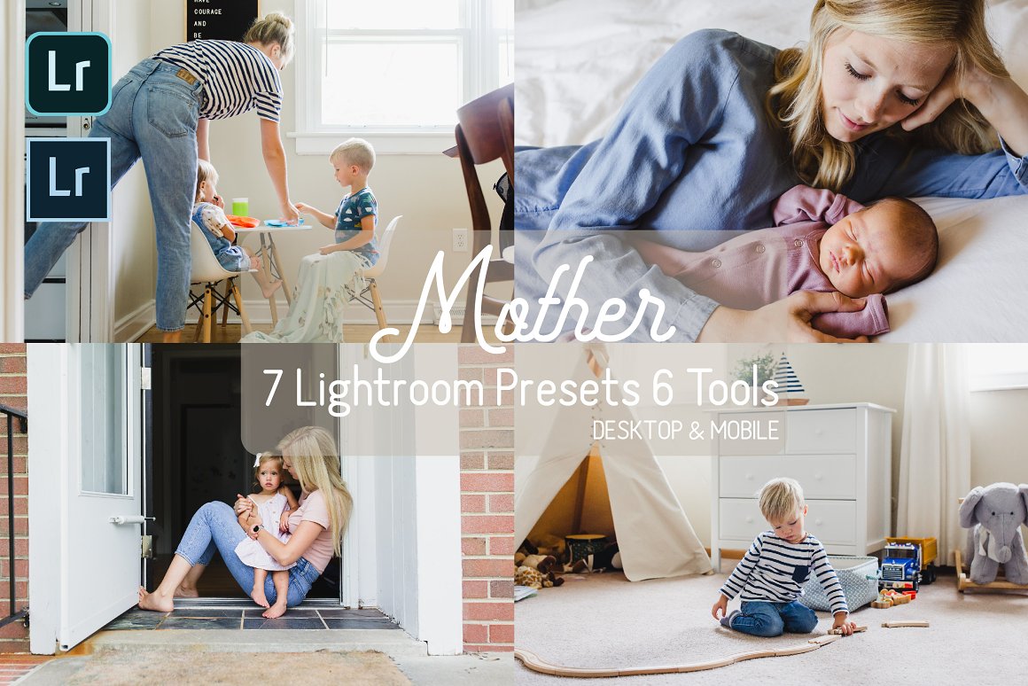 7款室内家庭人物摄影Lightroom预设 插件预设 第1张