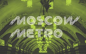 Moscow Metro动感线条英文字体，免费可商用