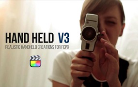 FCPX插件：真实模拟手持相机镜头对焦抖动变焦缩放效果 HandHeld V3 支持M1M2