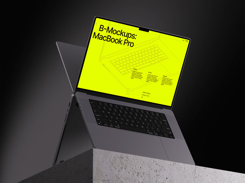 16款MacBook笔记本电脑场景展示PSD贴图样机模板 样机素材 第2张