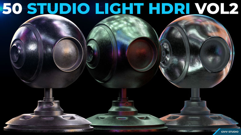 50款演播室五颜六色灯光HDRI贴图素材 图片素材 第4张