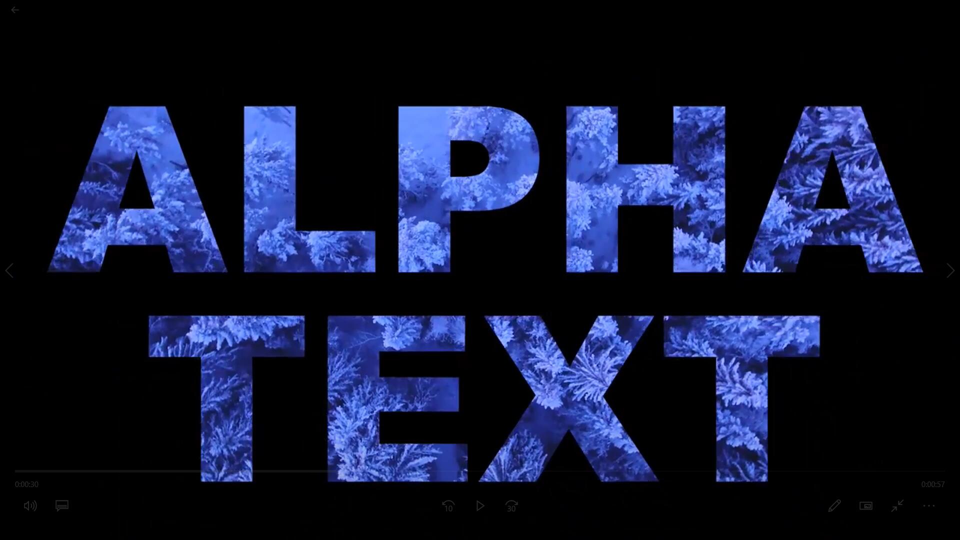 FCPX插件：电影短片开场结尾文字遮罩镂空放大缩进标题 Alpha Text . 第6张