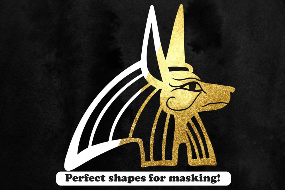 25款古埃及图案和符号Photoshop笔刷 笔刷资源 第4张