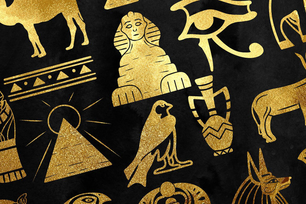 25款古埃及图案和符号Photoshop笔刷 笔刷资源 第5张