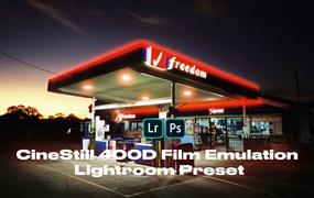 复古柯达CineStill 400D胶片电影仿真模拟LR预设 CineStill 400D Film Emulation Lightroom Preset