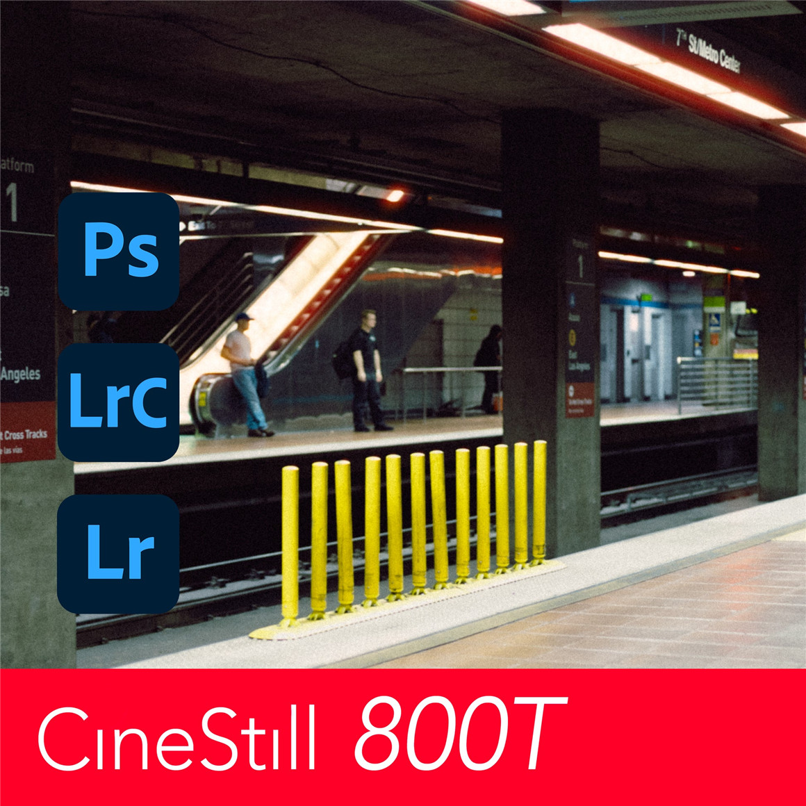 复古柯达CineStill 800T胶片电影仿真模拟LR预设 CineStill 800T Film Emulation Lightroom Preset 插件预设 第1张