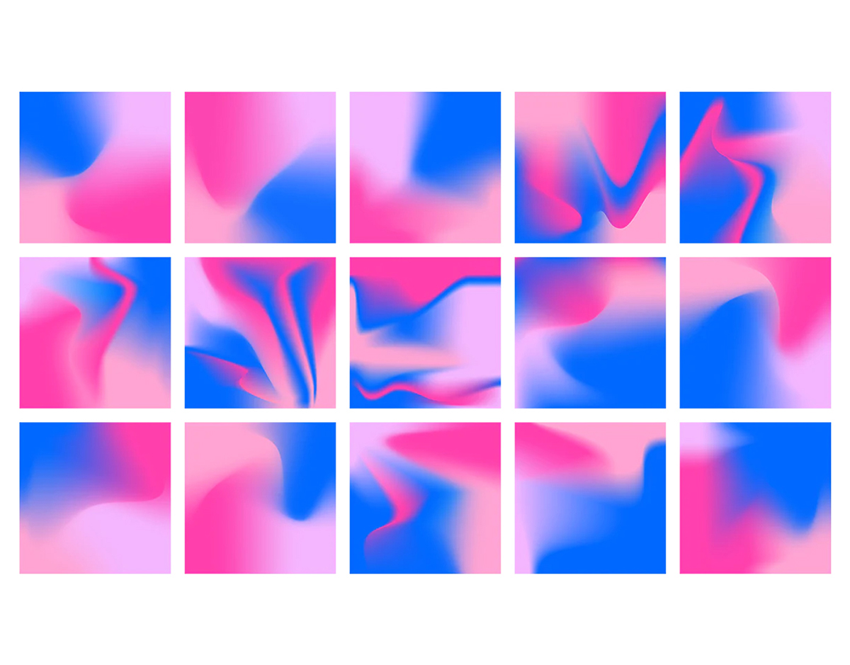 15款蓝色和粉红色渐变背景矢量素材 APP UI 第5张
