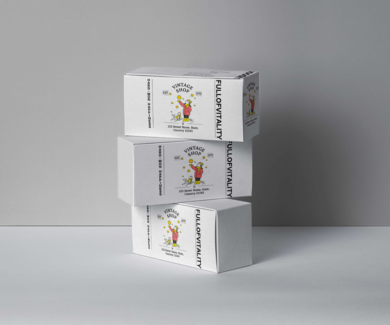 18款奶茶咖啡礼品礼盒品牌包装样机VI展示样机PSD模板 样机素材 第11张