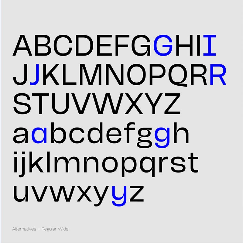 Herokid现代极简英文字体完整版 设计素材 第17张