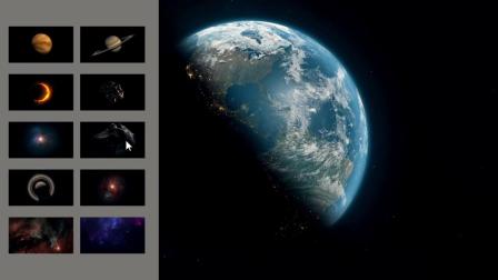 BIGFILMS 130多个逼真太空科幻史诗行星星云太阳透明背景空间特效4K合成动画包 ASTRA 影视音频 第11张