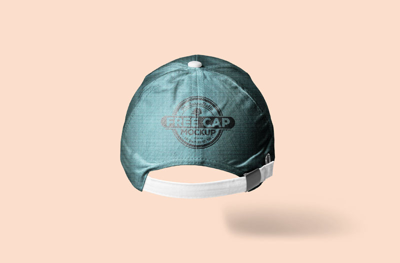 6款棒球帽鸭舌帽LOGO展示VI智能贴图样机PSD模板 样机素材 第5张