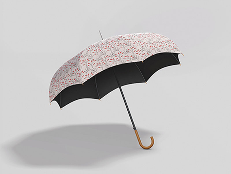 14款雨伞logo展示效果vi智能贴图样机PSD模板 样机素材 第9张