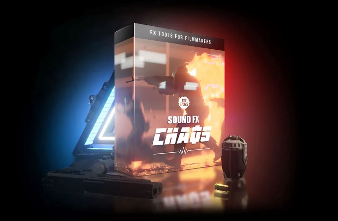 BIGFILMS 740个动作科幻片爆炸武器拟音战斗音效素材包 CHAOS 影视音频 第1张