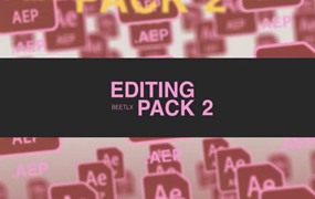 韩系风格饭圈胶片剪辑摇晃编辑AE预设效果素材包 BEETLX PACK 2