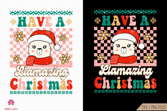 20个复古圣诞节印染图案套装PNG/SVG矢量素材 图片素材 第5张