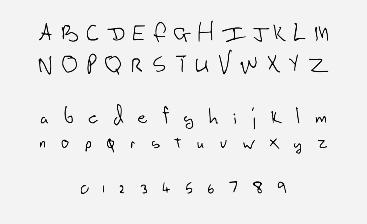 Bowies手写字迹英文字体 设计素材 第4张
