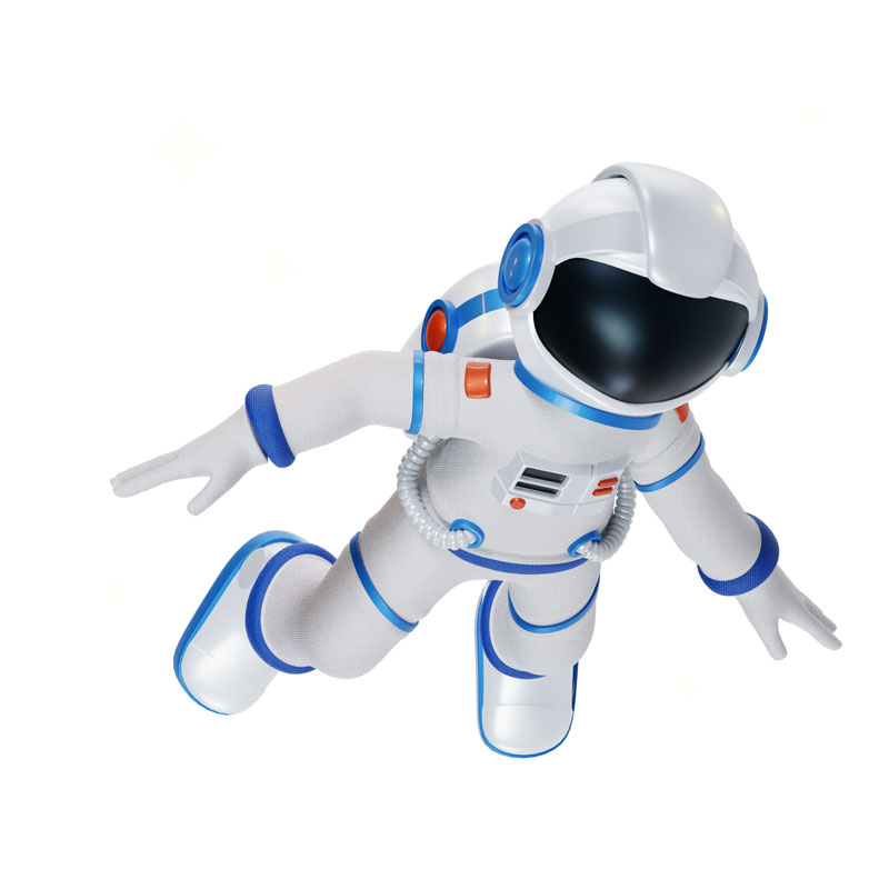 15款空间站宇航员插图PNG/Blender格式3D模型 图片素材 第8张