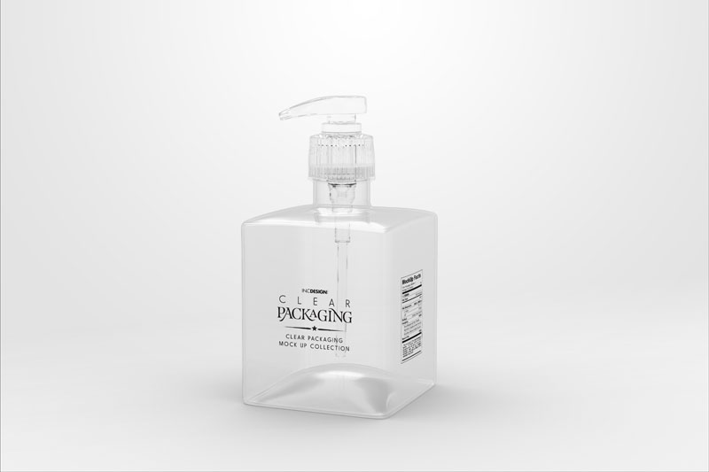 10款透明容器瓶子袋子饮料罐水瓶化妆品展示贴图样机PSD素材 样机素材 第10张