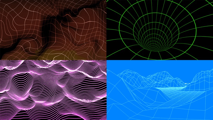 39个新潮艺术未来科技感几何线性网格视觉美感纹理4K视频素材 影视音频 第5张